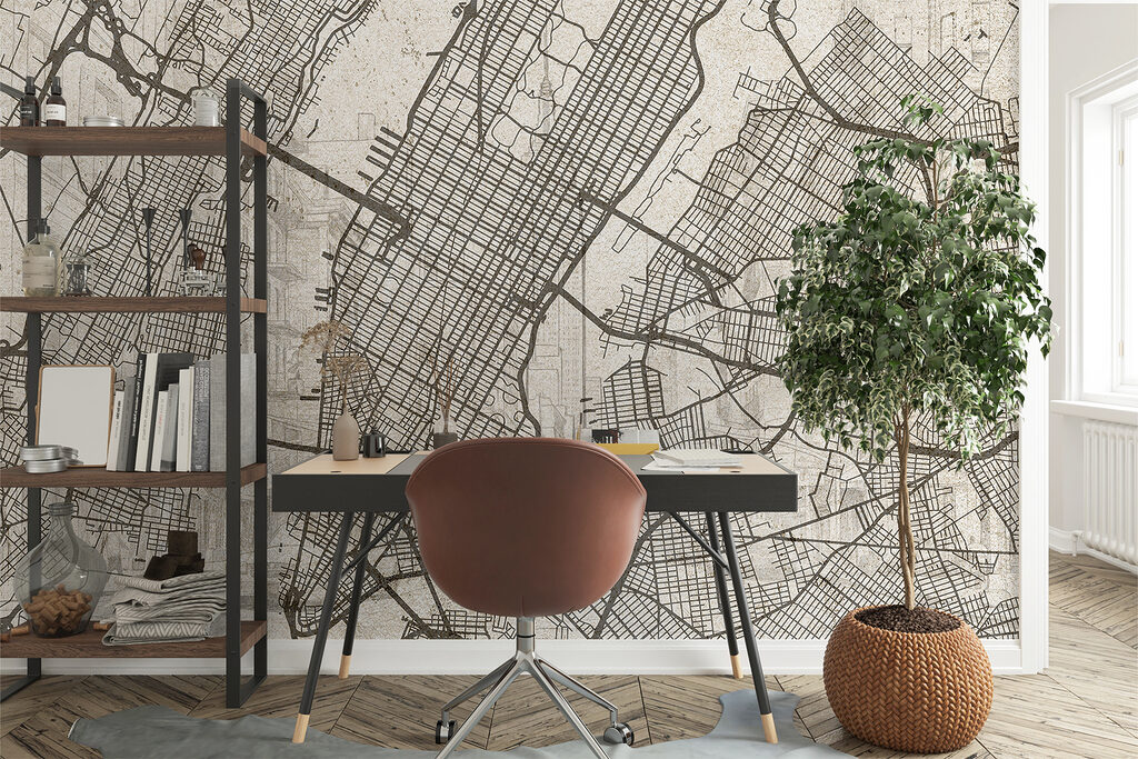 Map of a city Map of a city