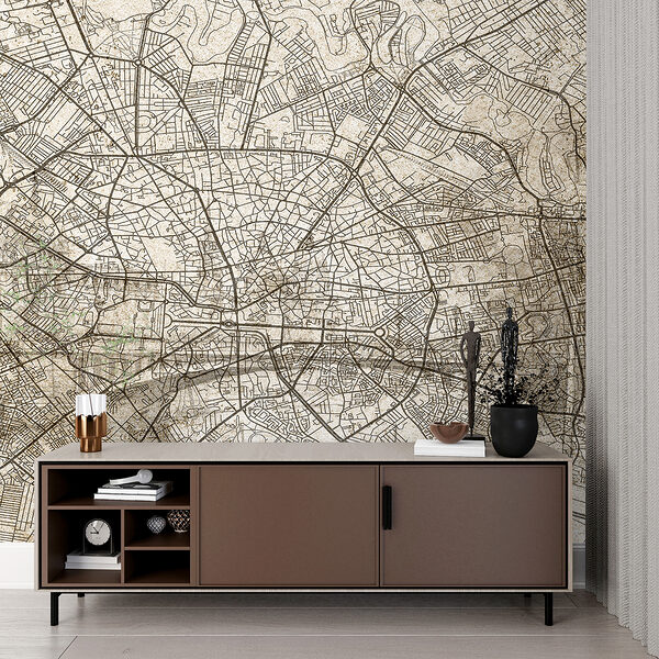 Map of a city Map of a city