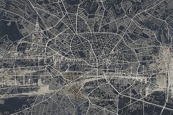 Map of a city Map of a city