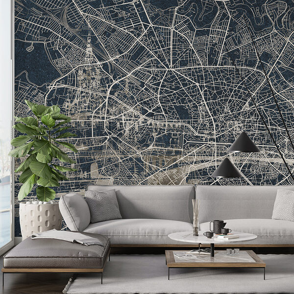Map of a city Map of a city