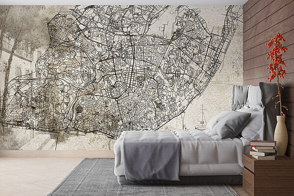 Map of a city Map of a city