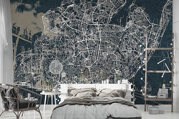 Map of a city Map of a city
