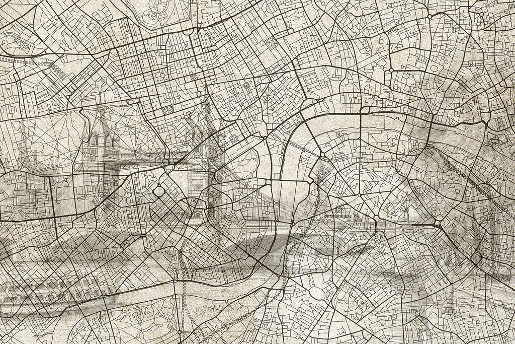 Map of a city Map of a city