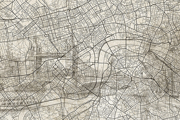 Map of a city Map of a city