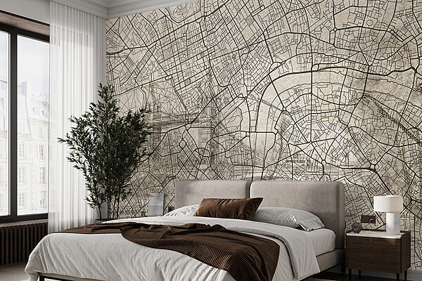 Map of a city Map of a city
