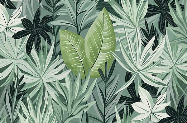 Green leaves and plants Green leaves and plants