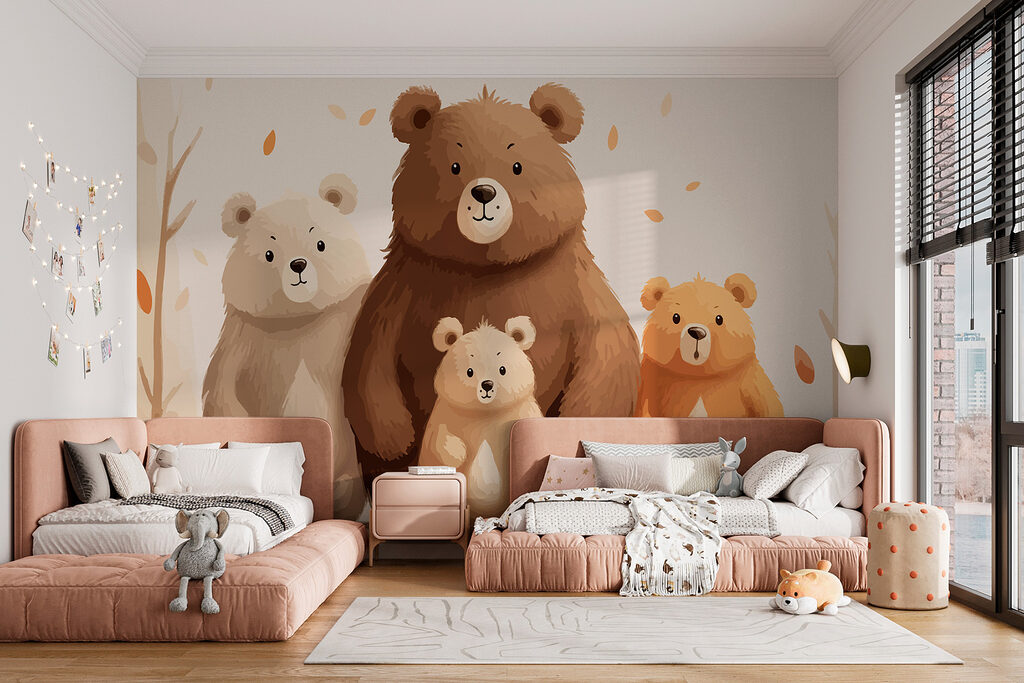 Group of bears standing together