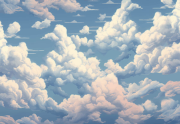 Blue sky with clouds Blue sky with clouds