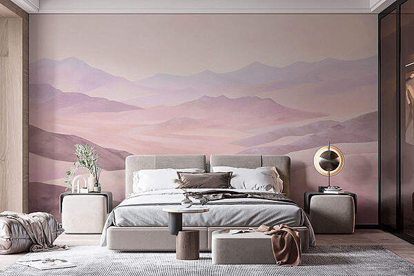 Landscape of hills and mountains Landscape of hills and mountains