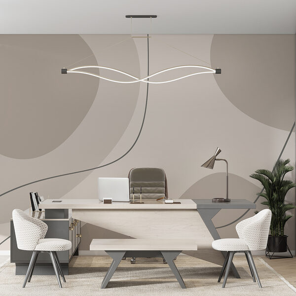 Grey and white background with curved lines Grey and white background with curved lines