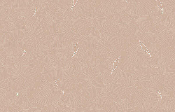 Pattern of flowers on a beige background Pattern of flowers on a beige background