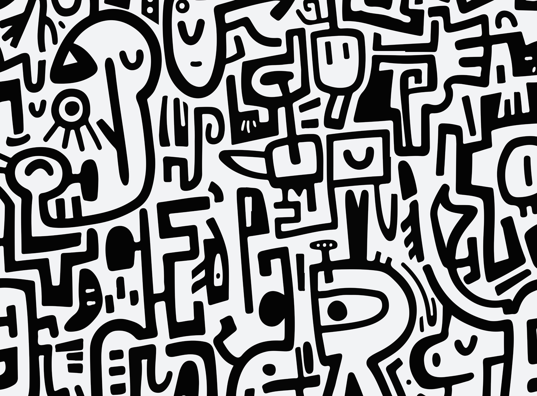 Black and white pattern Black and white pattern