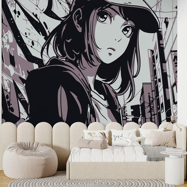 Cartoon of a woman wearing a hat Cartoon of a woman wearing a hat