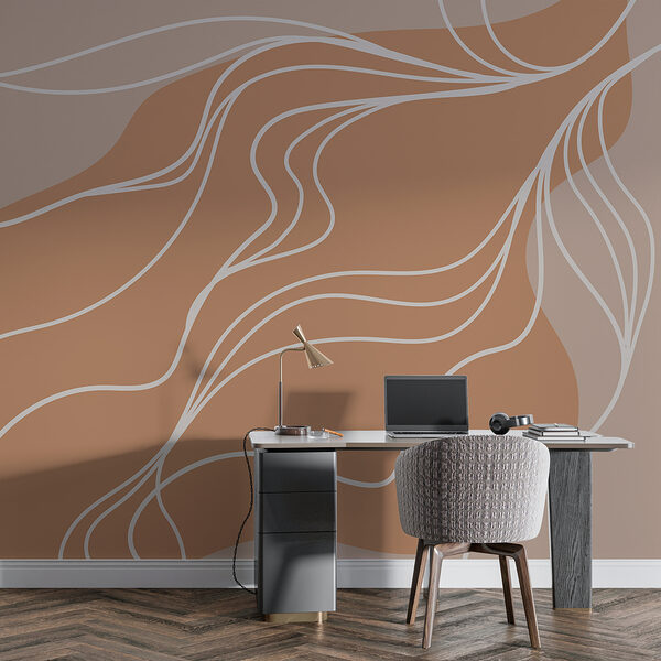 Brown and white background with white lines Brown and white background with white lines