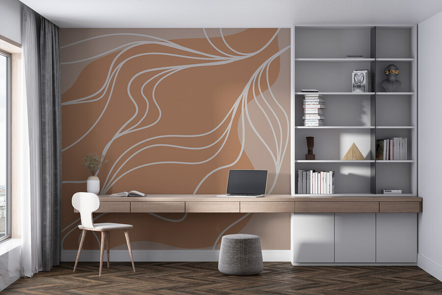 Brown and white background with white lines Brown and white background with white lines