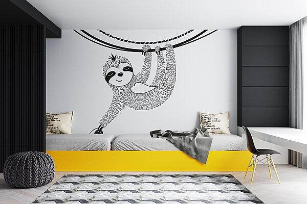 Sloth from a rope Sloth from a rope