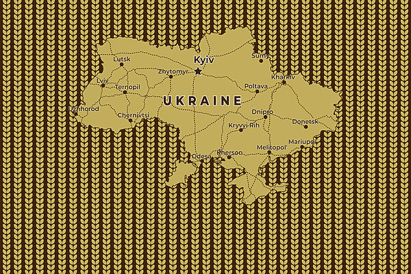Map of ukraine with lines and cities Map of ukraine with lines and cities