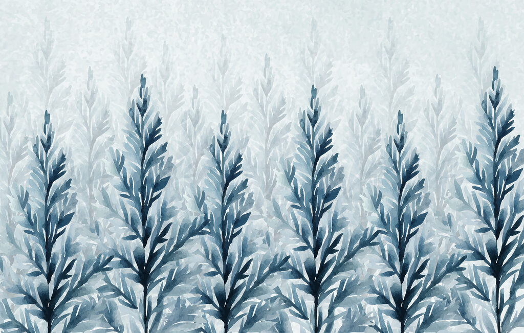 Group of blue leaves Group of blue leaves
