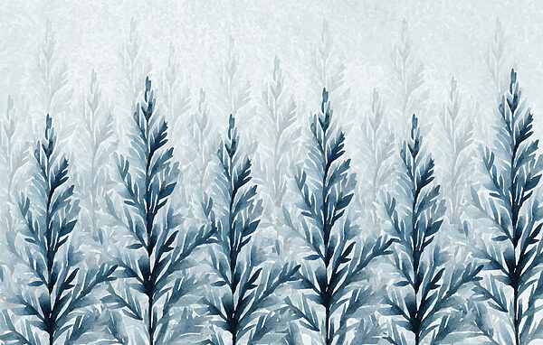 Group of blue leaves Group of blue leaves