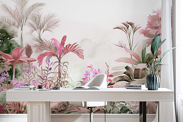 Painting of plants and flowers Painting of plants and flowers