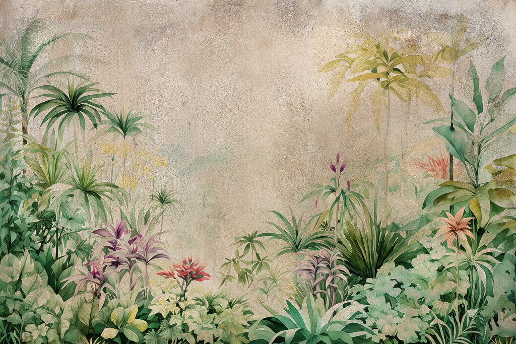 Painting of plants and flowers Painting of plants and flowers
