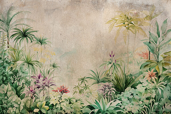 Painting of plants and flowers Painting of plants and flowers
