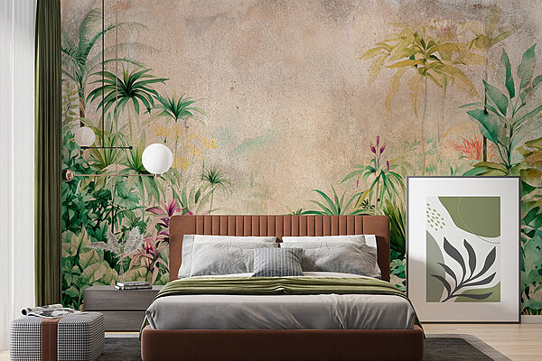 Painting of plants and flowers Painting of plants and flowers