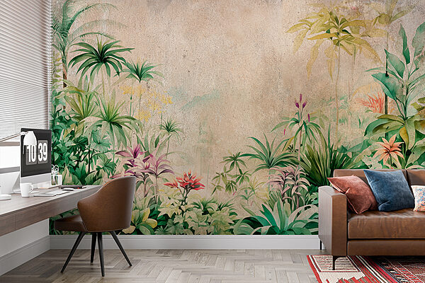 Painting of plants and flowers Painting of plants and flowers