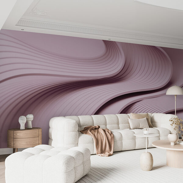 Pink and white wavy lines Pink and white wavy lines