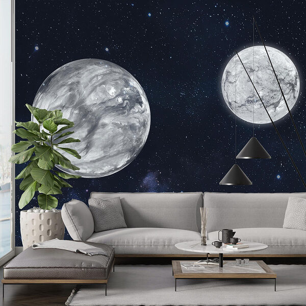 Two planets in space Two planets in space