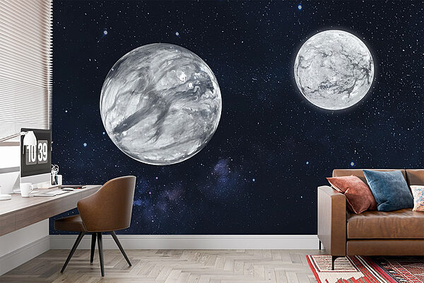 Two planets in space Two planets in space