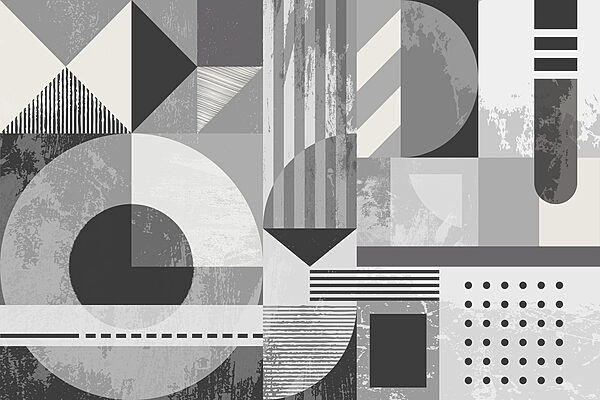 Grey and white geometric pattern Grey and white geometric pattern