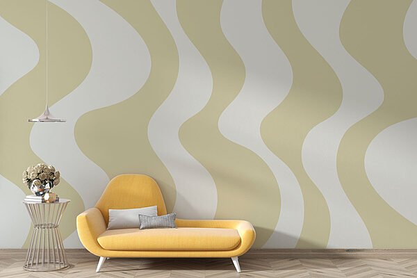 Tan and white wavy lines Tan and white wavy lines