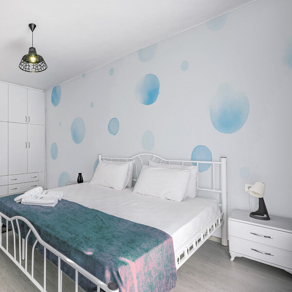 White surface with blue dots White surface with blue dots