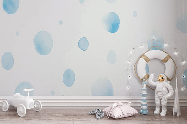 White surface with blue dots White surface with blue dots