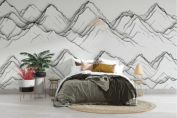 Drawing of mountains Drawing of mountains