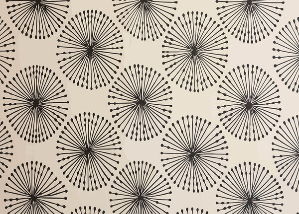 Pattern of black and white circles Pattern of black and white circles