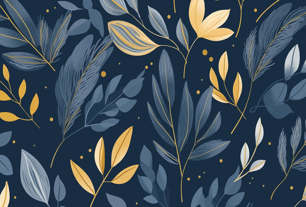 Pattern of leaves and branches Pattern of leaves and branches