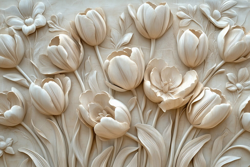 Group of white flowers Group of white flowers