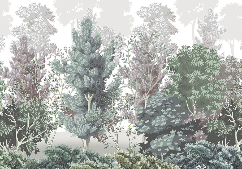 Group of trees and bushes Group of trees and bushes