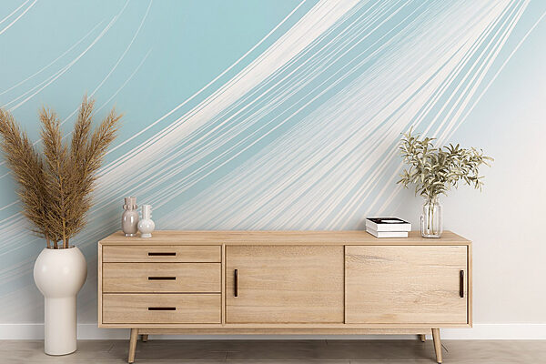White lines on a blue background White lines on a blue background