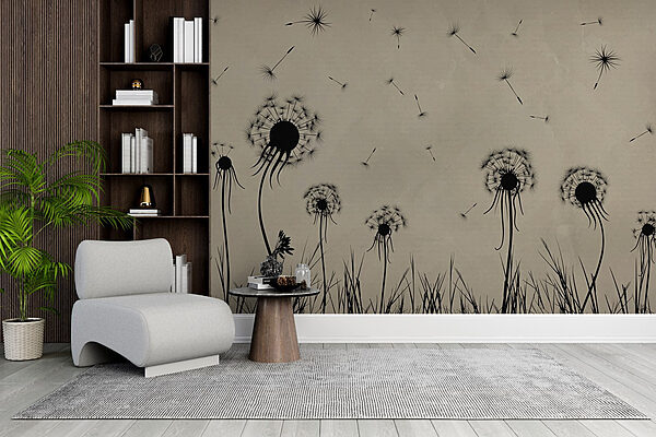 Dandelions blowing in the wind Dandelions blowing in the wind