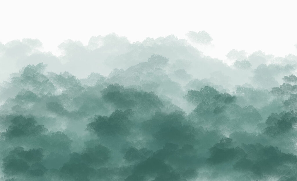 Foggy green and white sky Foggy green and white sky