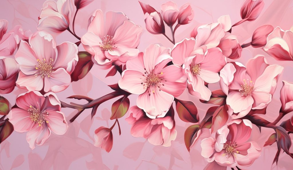 Blossoms in Soft Pink Hues