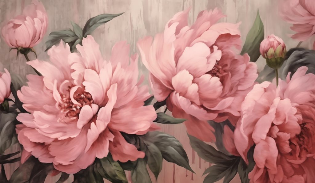 Delicate Peonies in Soft Bloom Delicate Peonies in Soft Bloom