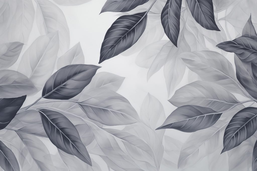 Elegance in Monochrome Leaf Patterns Elegance in Monochrome Leaf Patterns