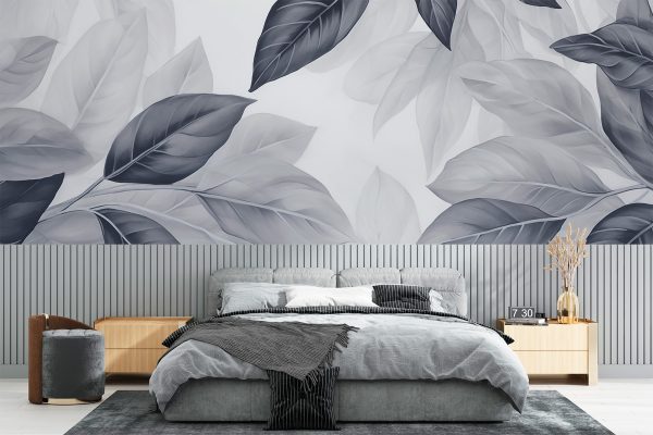 Elegance in Monochrome Leaf Patterns Elegance in Monochrome Leaf Patterns