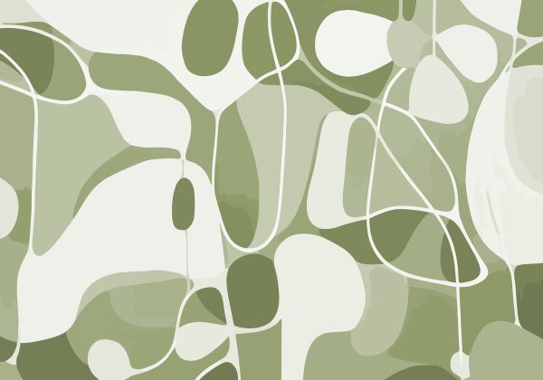 Green and white pattern Green and white pattern