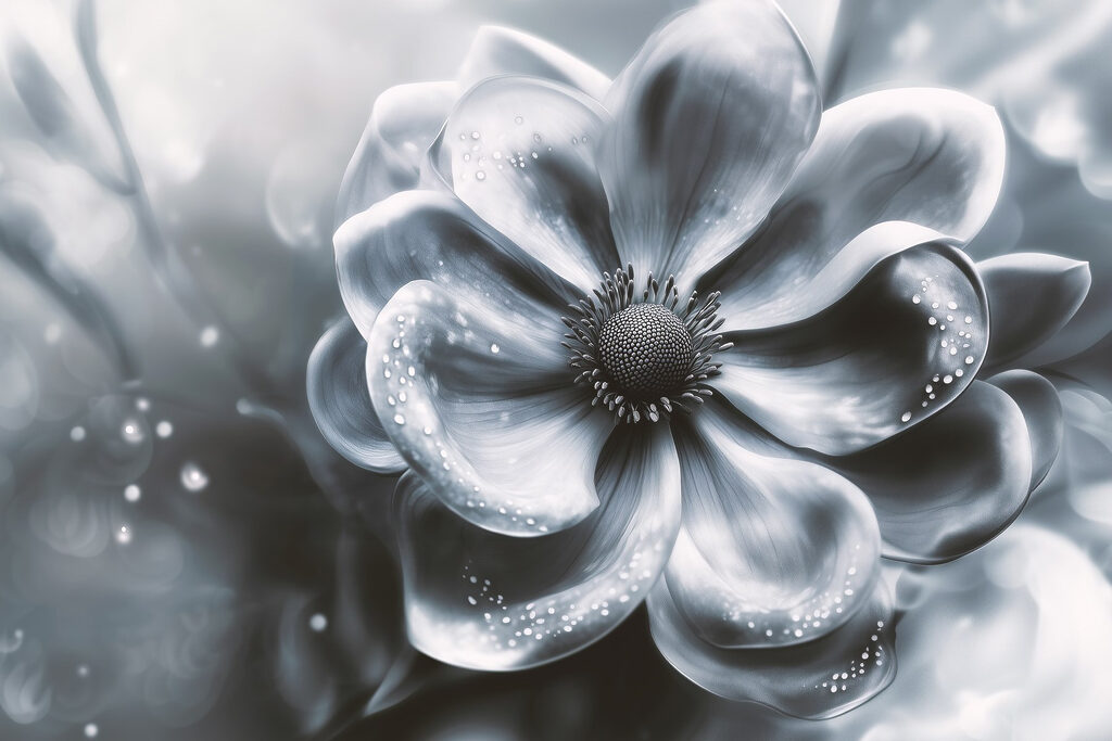 Delicate flower with soft petals Delicate flower with soft petals