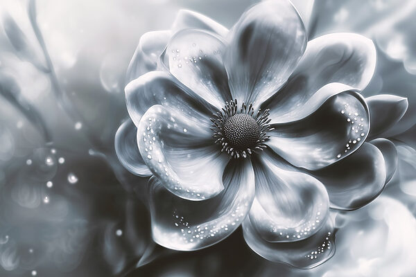 Delicate flower with soft petals Delicate flower with soft petals